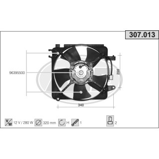307013 Elettr. DAEWOO/CHEVROLET Matiz/Spark 0.8/1.0 01.05-