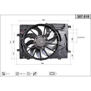 307018  CHEVROLET-DAEWOO Aveo (T300) 1.6