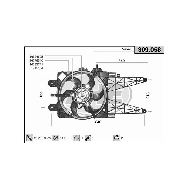 309058  FIAT Punto II 60-80 1.2 8V/16V