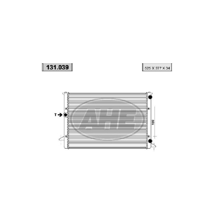 131039  RAD VOLKSWAGEN Passat IV 1.6-1.8-2.0-1.9D/Tdi AT