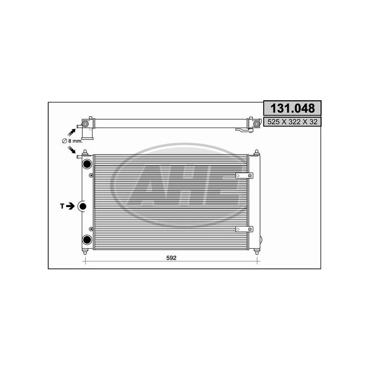 131048  RAD VOLKSWAGEN Polo III 1.4 D M