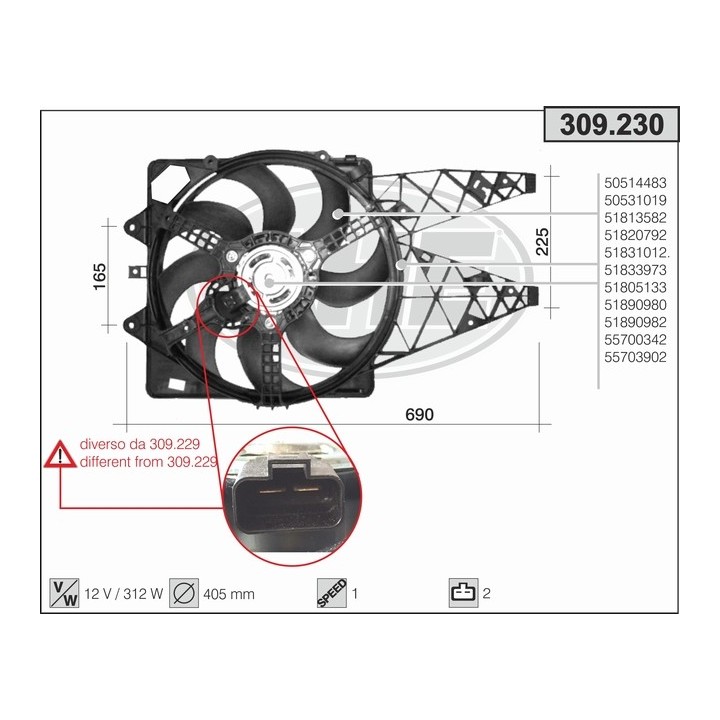 309230  ALFA ROMEO MiTo 1.4  / 1.6