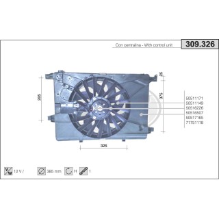309326  FAN ALFA ROMEO 159/Brera/Spider