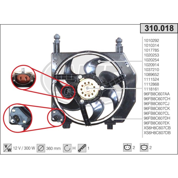 310018  FORD Fiesta IV 1.2 16V-1.3-1.4 16V
