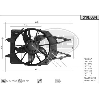 310034  FORD Focus I 1.4-1.6-2.0