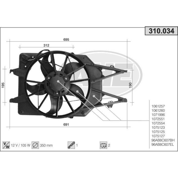 310034  FORD Focus I 1.4-1.6-2.0