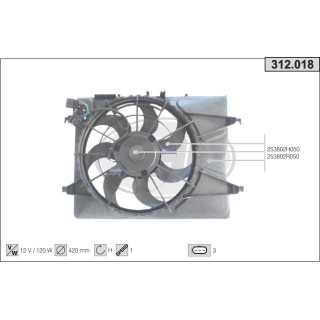 312018  FAN HYUNDAI i30 1.4/1.6   07-12