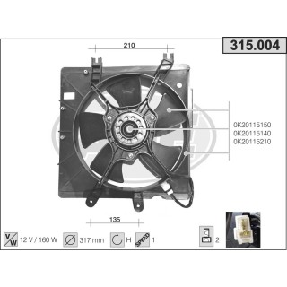 315004  KIA Sephia I 1.5-1.6-1.8 16V