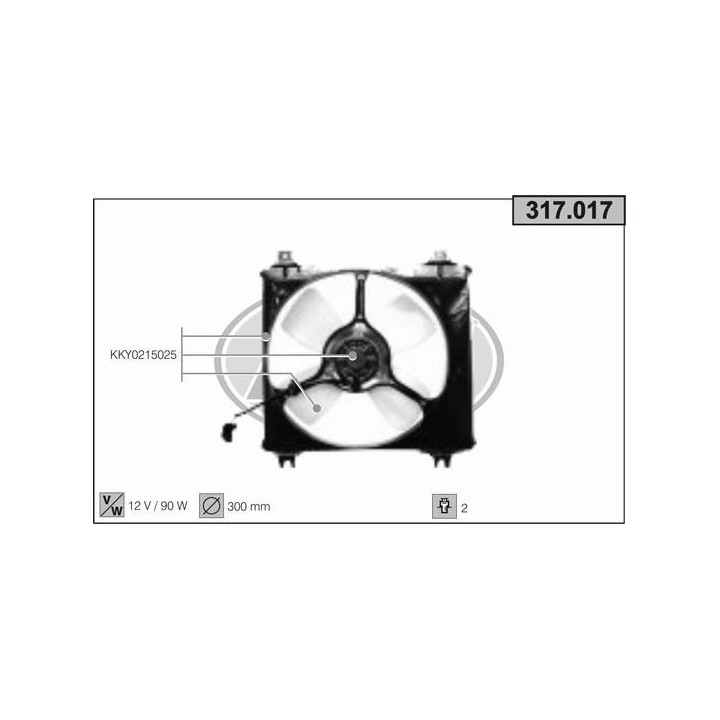 317017  MAZDA 121 87-93