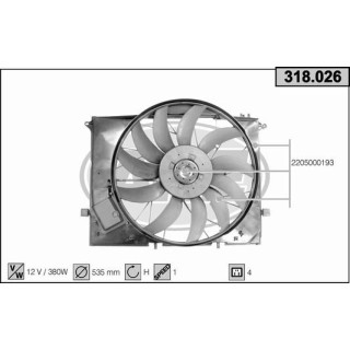 318026  MERCEDES W220 S 280