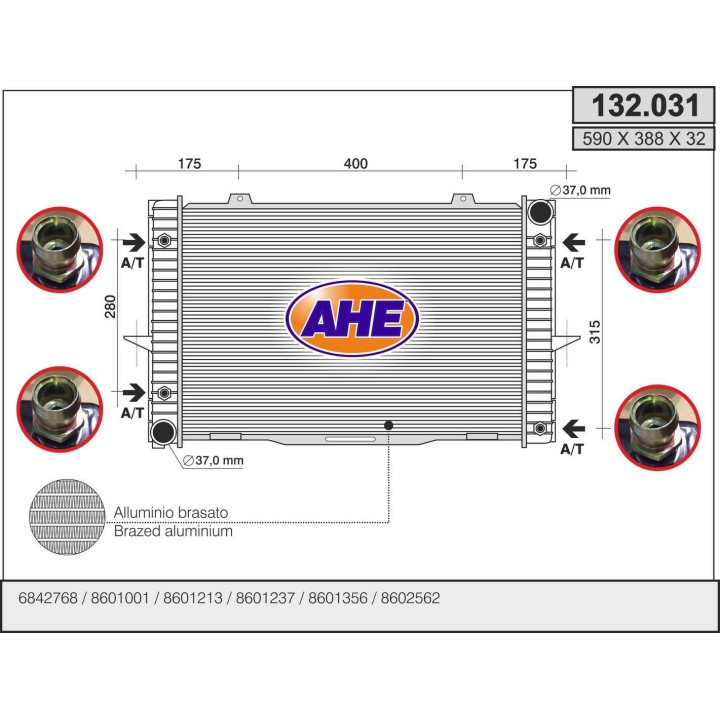 132031  VOLVO 850 2.0/2.3/2.5Turbo