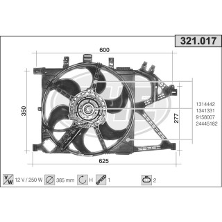 321017  OPEL Corsa C 1.4 16V-1.6 16V