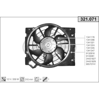 321071  OPEL Astra G 1.2 16V-1.4 16V-1.6 16V-1.8 16V