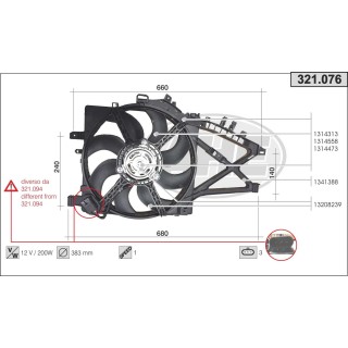 321076  OPEL Astra H 1.3 CDTi