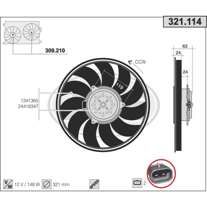 321114  OPEL  Signum/Vectra C 1.8 - 1.9CDTi - 2.0 - 2.2 -
