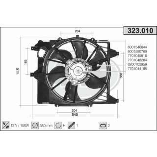 323010  RENAULT Clio I 1.2-1.4-1.7-1.9D