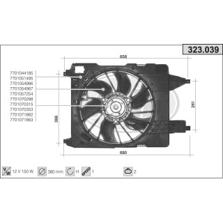 323039  RENAULT Megane II 1.4 16V-1.6 16V-2.0 16V-1.5 DCI-