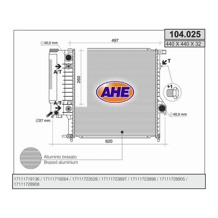 104025  BMW 316 - 318 - 320 - 325 - 328 (E30)