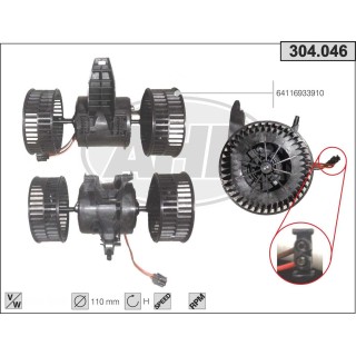304046  Vent. Abitac. BMW E60/61/63/64 Serie 5/6  03-