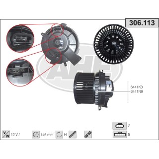 306113  Vent.Abitac. CITROEN Xsara Picasso (N68) 1.6 - 1.8