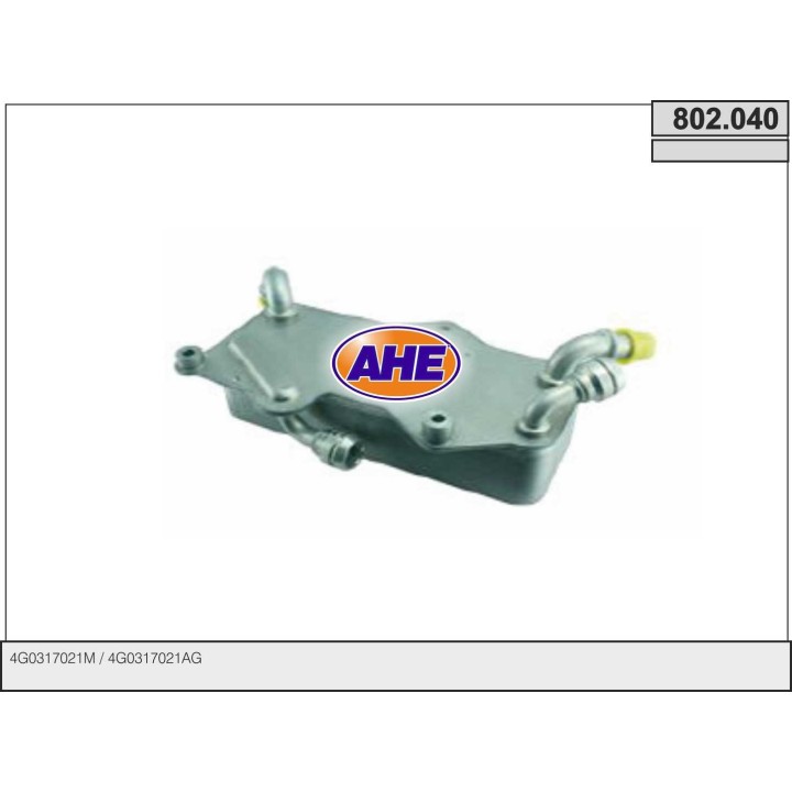802040  OILCOOLER AUDI A6/A7 2.0TDI/2.0TFSI/2.8TFSI/3.0TDI