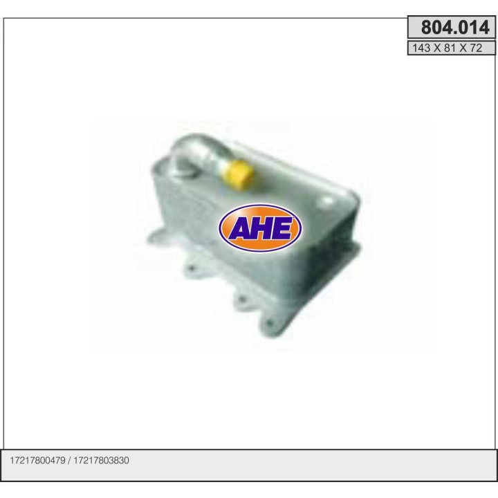 804014  Oilcooler BMW Serie 5 E60/61 Serie 6 E63/64 Serie