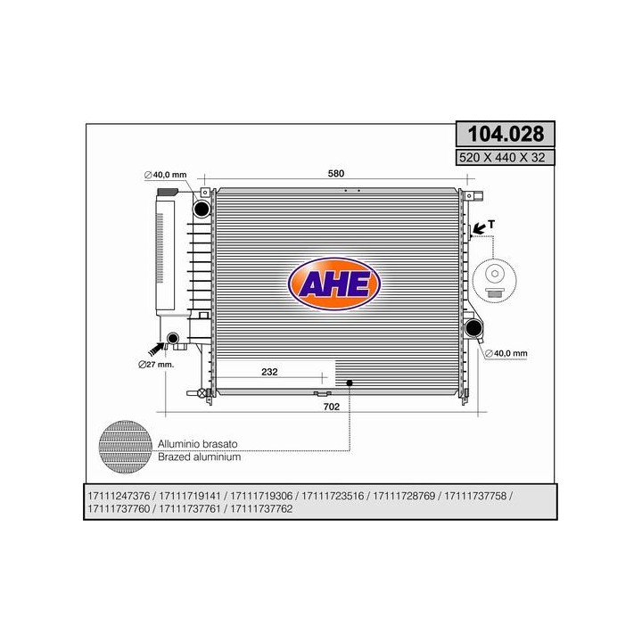 104028  BMW 518 - 520 - 525 (E34)