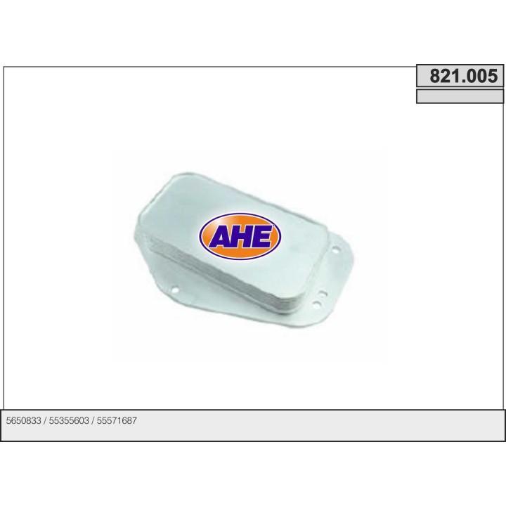 821005  OILCOOLER OPEL ASTRA J/INSIGNIA/ME PZ RIVAA/MOKKA