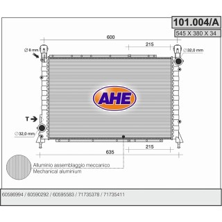 101004/A  ALFA ROMEO 145 I/146 I 1.4-1.6-1.7-1.8