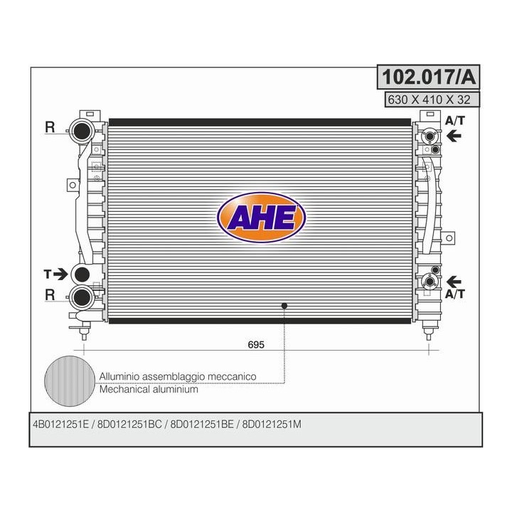 102017/A  AUDI A4 I 1.6-1.8-1.9Tdi