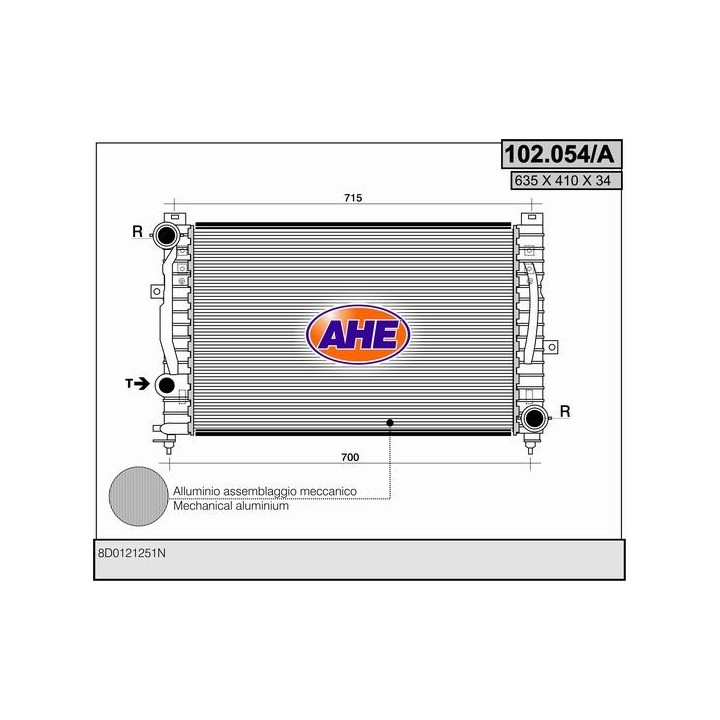 102054/A  AUDI A4 I 2.4-2.6-2.8-2.5Tdi