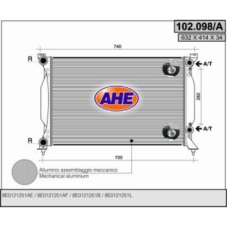 102098/A  AUDI A4 II 1.8-2.0-1.9Tdi