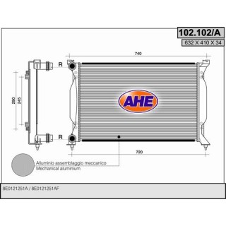 102102/A  AUDI A4 II 1.6-1.8-2.0-1.9Tdi