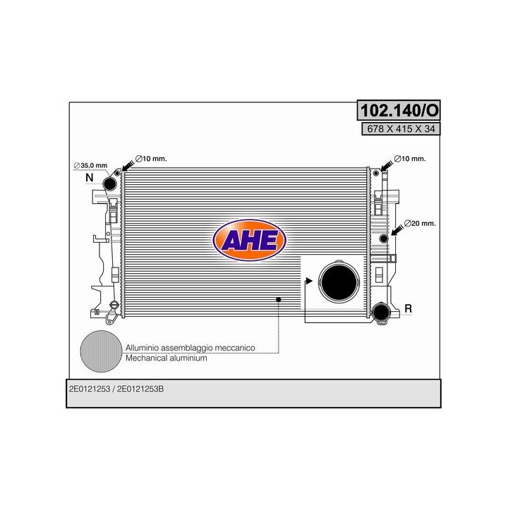 102140/O  VOLKSWAGEN (2E) 30 / 35 / 50 2.5 TDI