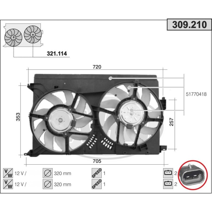 309210  FIAT Nuova Croma 1.9 MJT 16V