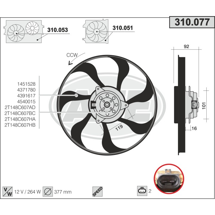 310077  FORD Transit Connect 1.8-1.8Di-TDCi-TDDi    06.02-