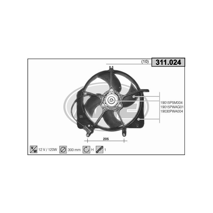 311024  HONDA Jazz 1.2-1.4 8V