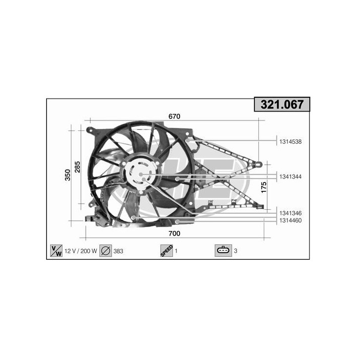 321067  OPEL Zafira 2.0 16V