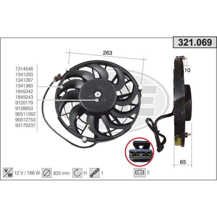 321069  OPEL Astra F T.T.