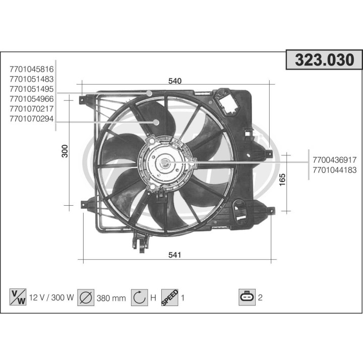 323030  RENAULT Clio II Phase 2 1.2 16V