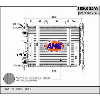109035/A  FIAT Tempra 1.4-1.6-1.7D-1.9D-1.9TD