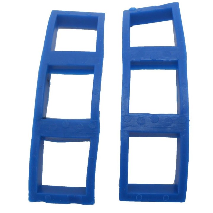 20204153-BL  JUEGO GOMAS MORDAZA 12 REDUCIDA ENGAT.204153 AZUL