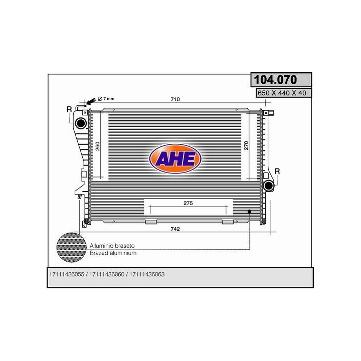 104070  BMW 520 - 523 - 528 - 535 - 540 (E39)