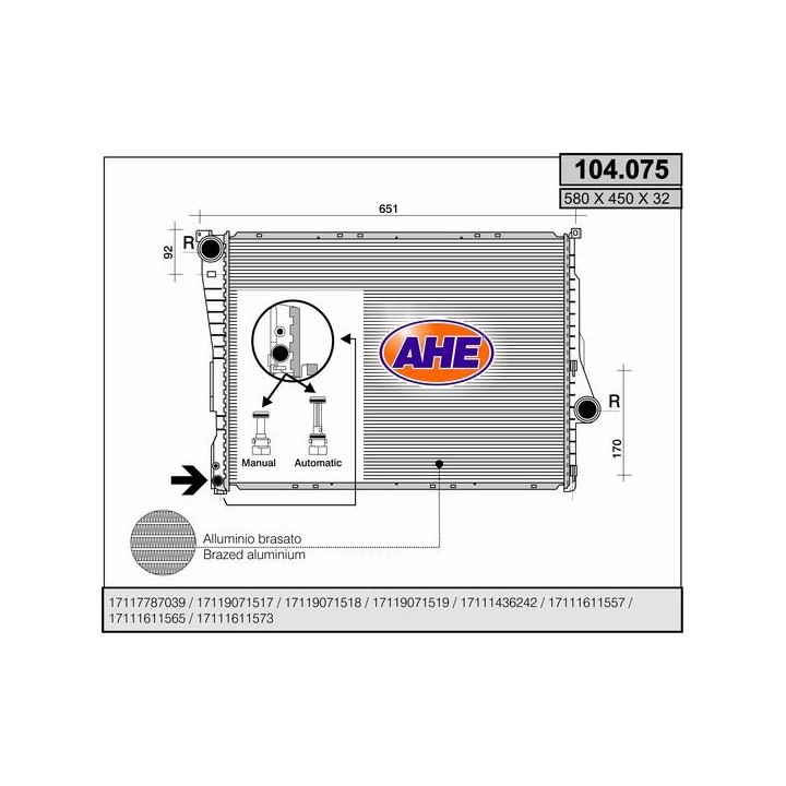 104075  BMW 316 - 318 - 320 - 318 D - 320D - 323 - 328 - 3