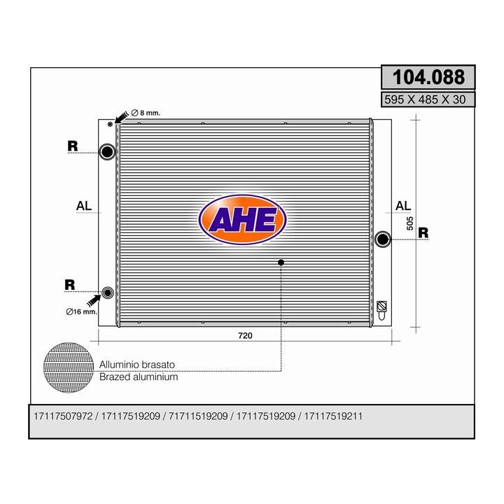 104088  BMW 520 - 525 - 530 - 540 (E60) CON 3 TUBOS