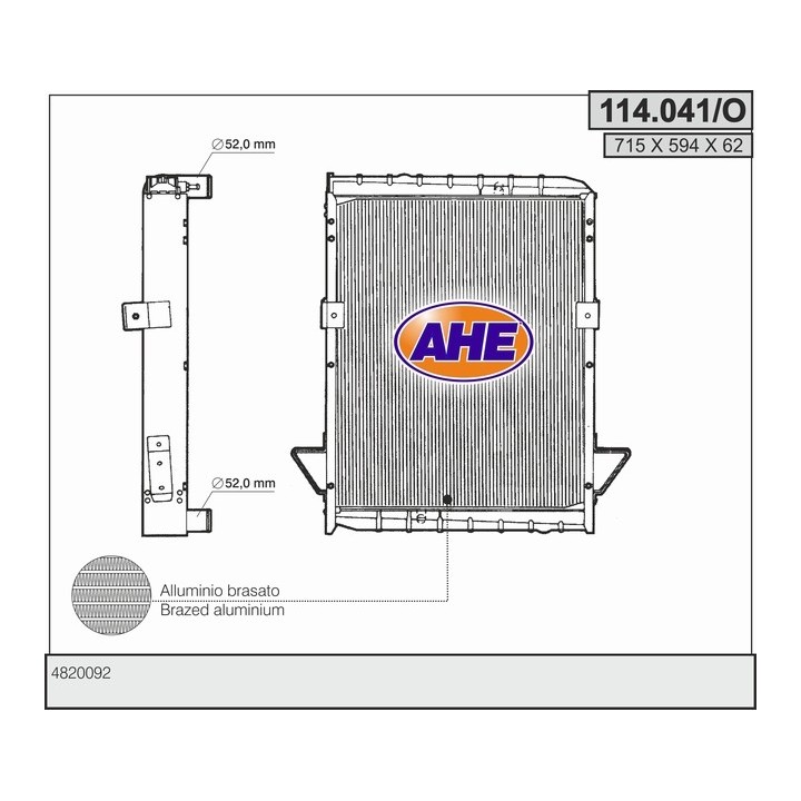 114041/O  IVECO 165/175/190.24