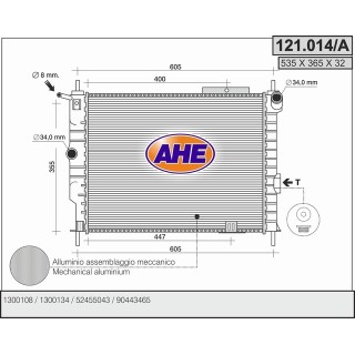 121014/A  OPEL Astra F 1.6-1.8-2.0-1.7D