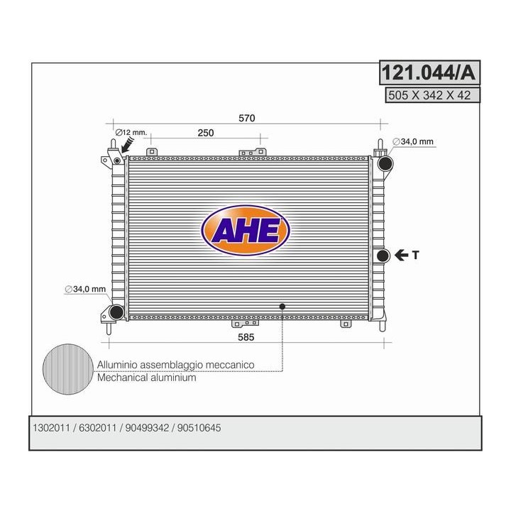 121044/A  OPEL Astra F 1.7TD