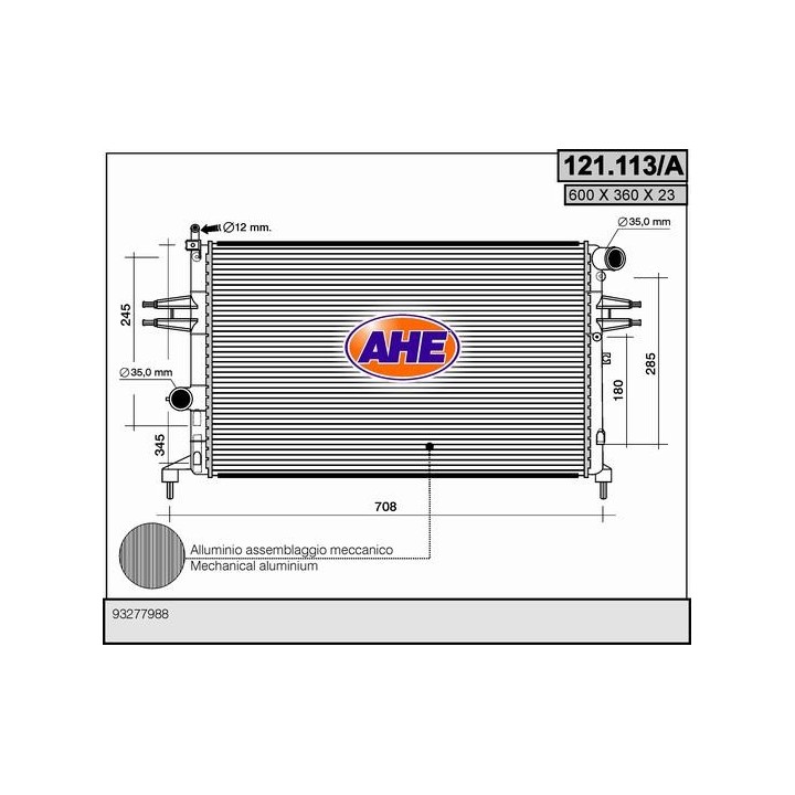 121113/A  OPEL Astra G 1.4-1.6-1.8 16V IGUAL 121070
