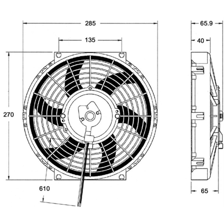 20166008  ELECTROVENTILADOR REV 255MM 24V